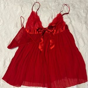 Sexy Victoria’s Secret pleated baby doll with string undergarment ❤️‍🔥✨
